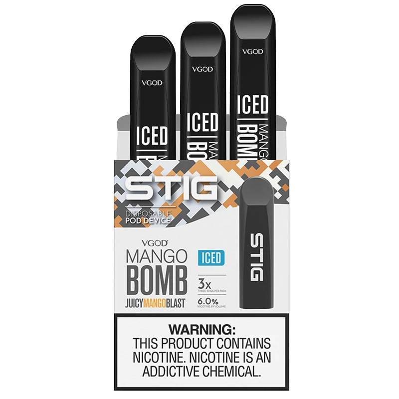 VGOD Stig Disposable – Iced Mango Bomb