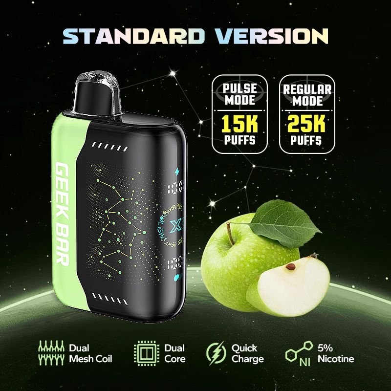 Geek Bar Pulse X – Sour Apple Ice